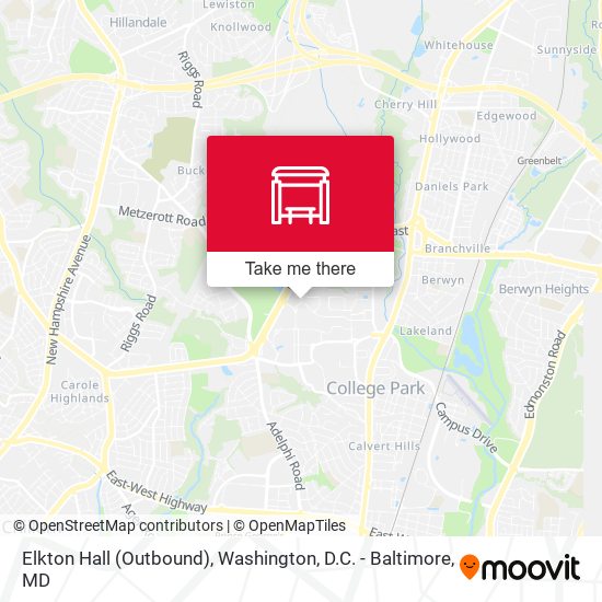 Mapa de Elkton Hall (Outbound)