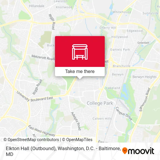 Elkton Hall (Outbound) map