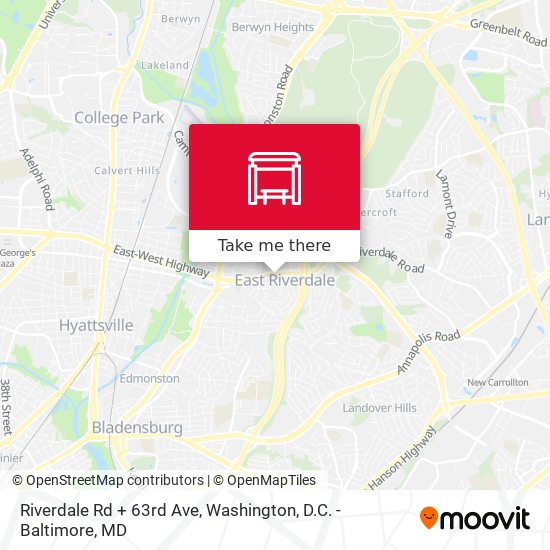 Mapa de Riverdale Rd + 63rd Ave