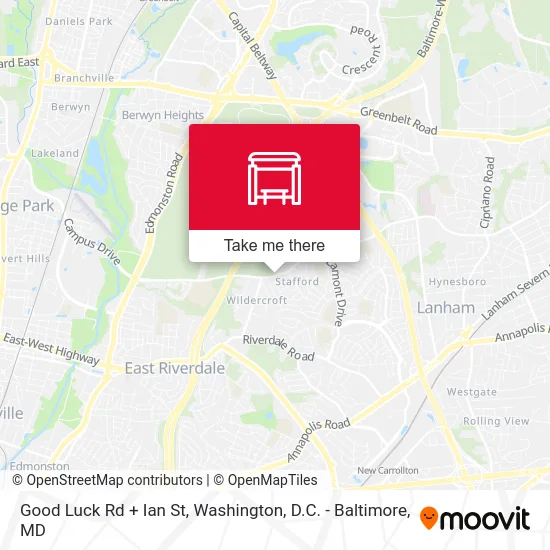 Good Luck Rd + Ian St map