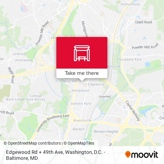 Mapa de Edgewood Rd + 49th Ave