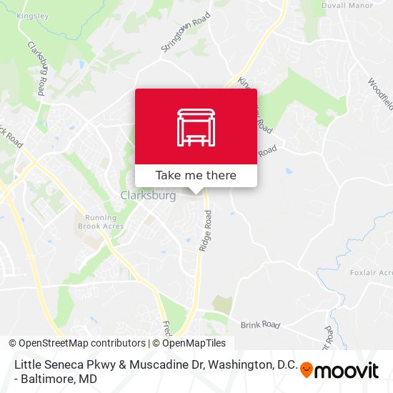 Mapa de Little Seneca Pkwy & Muscadine Dr