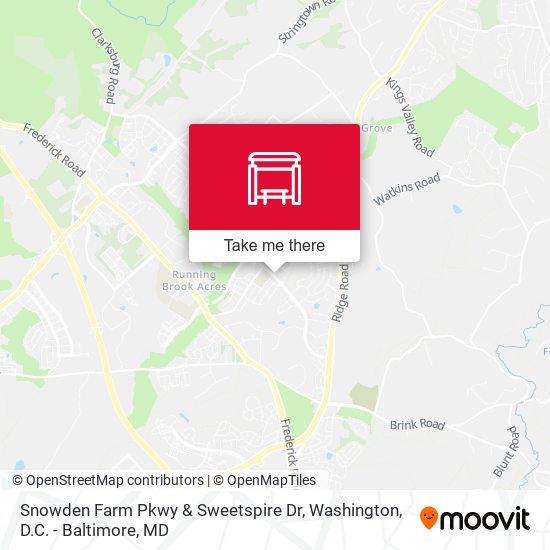 Mapa de Snowden Farm Pkwy & Sweetspire Dr