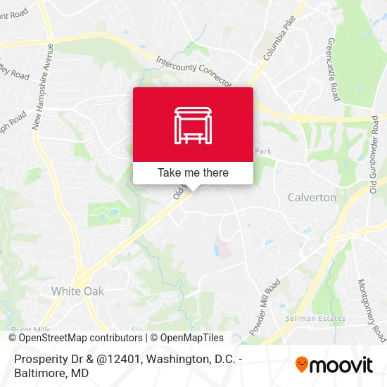 Prosperity Dr & @12401 map