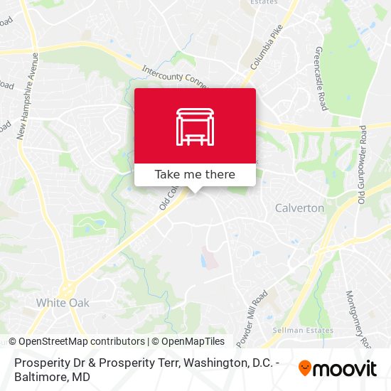 Prosperity Dr & Prosperity Terr map