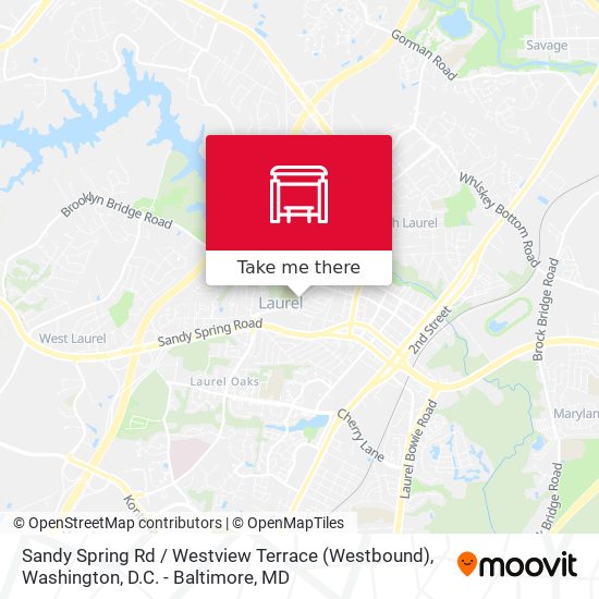 Sandy Spring Rd / Westview Terrace (Westbound) map