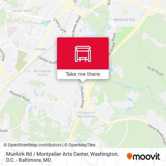 Muirkirk Rd / Montpelier Arts Center map