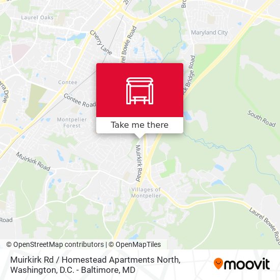 Mapa de Muirkirk Rd / Homestead Apartments North
