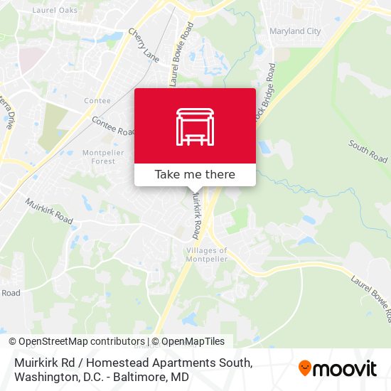 Muirkirk Rd / Homestead Apartments South map
