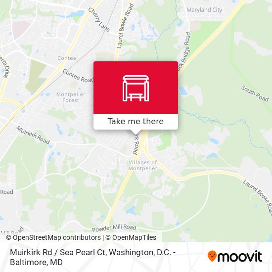 Mapa de Muirkirk Rd / Sea Pearl Ct