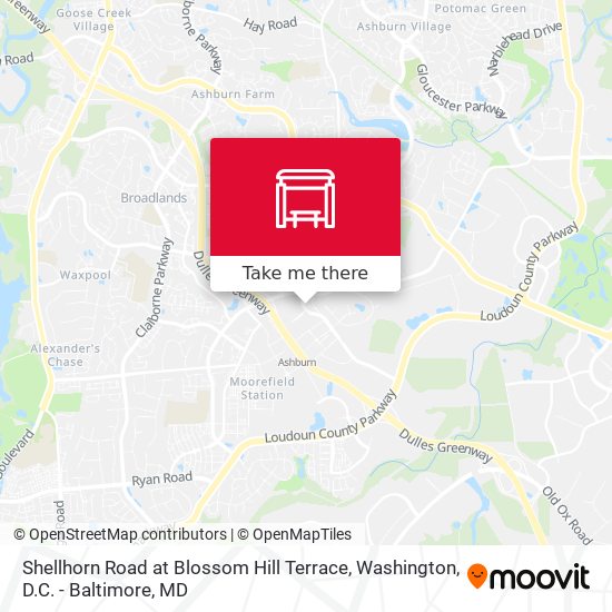 Shellhorn Road at Blossom Hill Terrace map