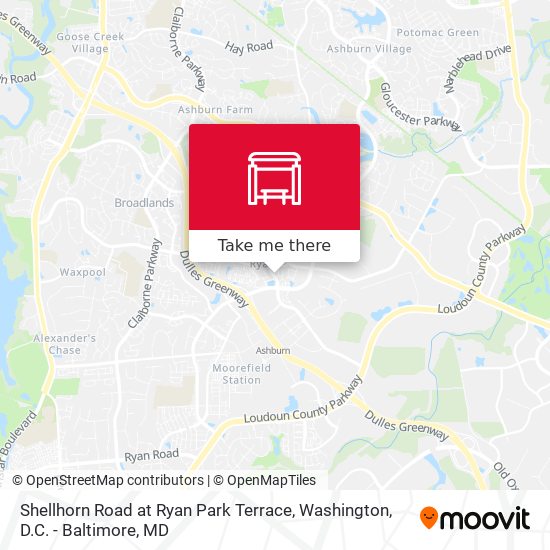 Shellhorn Road at Ryan Park Terrace map