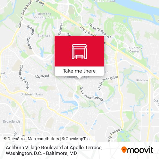 Ashburn Village Boulevard at Apollo Terrace map