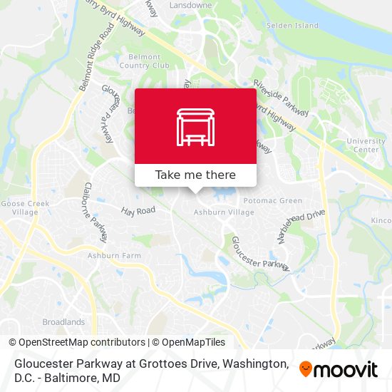 Gloucester Parkway at Grottoes Drive map