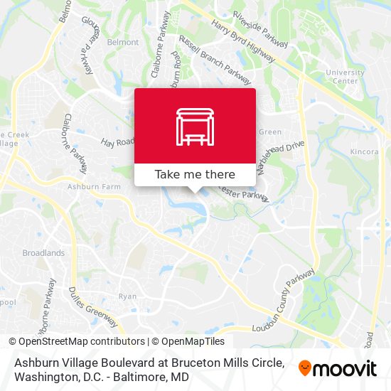 Ashburn Village Boulevard at Bruceton Mills Circle map