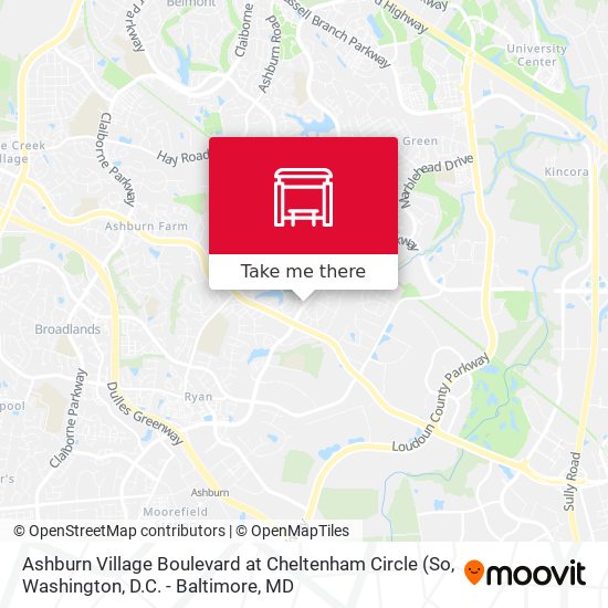 Ashburn Village Boulevard at Cheltenham Circle map