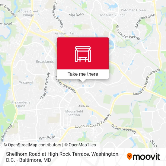 Shellhorn Road at High Rock Terrace map