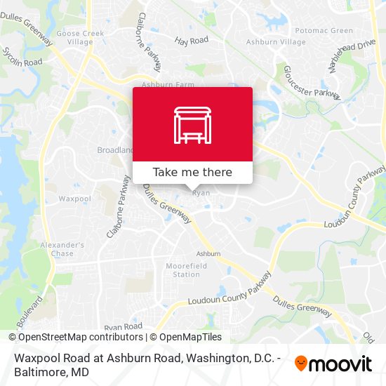Mapa de Waxpool Road at Ashburn Road