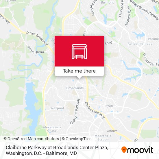 Mapa de Claiborne Parkway at Broadlands Center Plaza