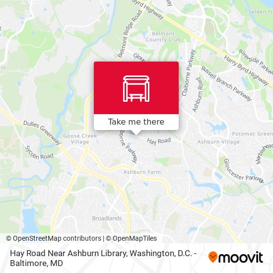 Mapa de Hay Road Near Ashburn Library
