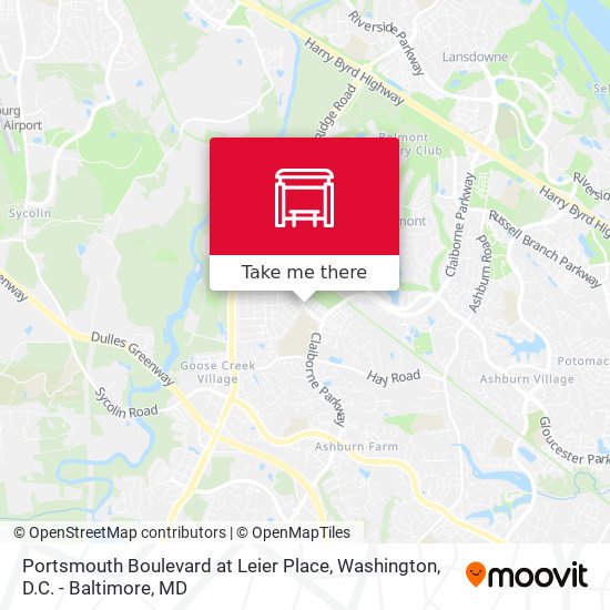 Portsmouth Boulevard at Leier Place map