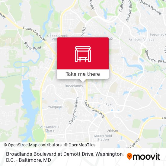 Mapa de Broadlands Boulevard at Demott Drive
