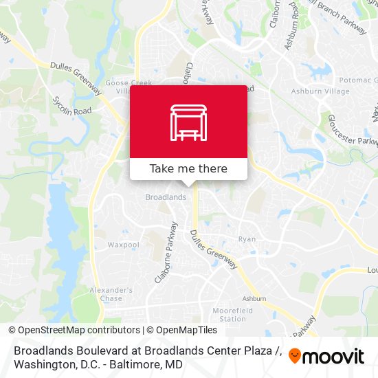 Broadlands Boulevard at Broadlands Center Plaza / map