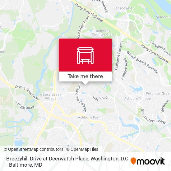 Breezyhill Drive at Deerwatch Place map