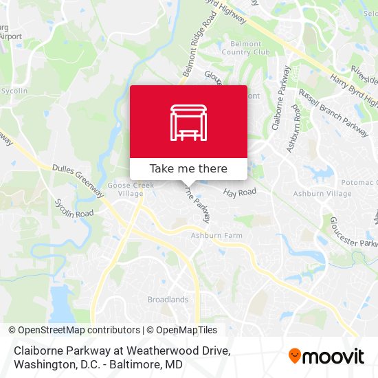Mapa de Claiborne Parkway at Weatherwood Drive