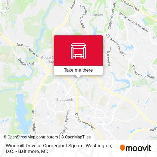 Windmill Drive at Cornerpost Square map