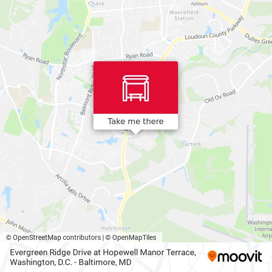 Evergreen Ridge Drive at Hopewell Manor Terrace map