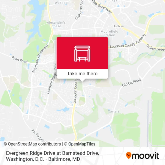 Evergreen Ridge Drive at Barnstead Drive map
