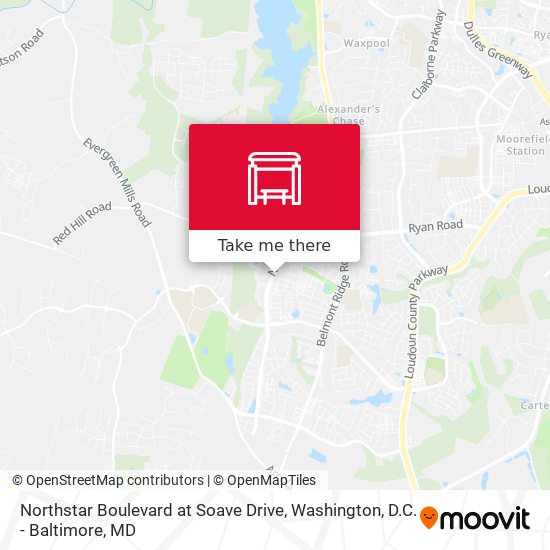 Northstar Boulevard at Soave Drive map
