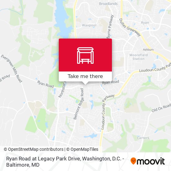 Mapa de Ryan Road at Legacy Park Drive