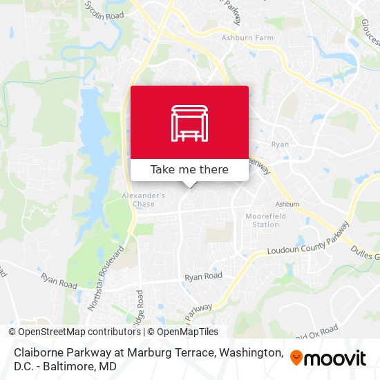 Mapa de Claiborne Parkway at Marburg Terrace
