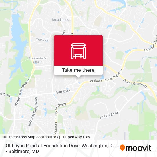 Mapa de Old Ryan Road at Foundation Drive