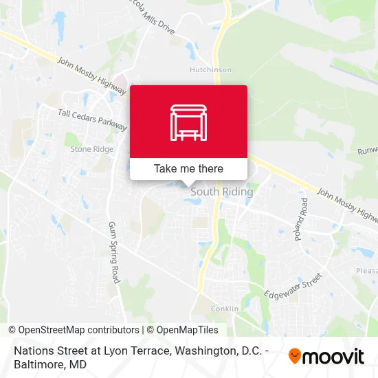 Nations Street at Lyon Terrace map