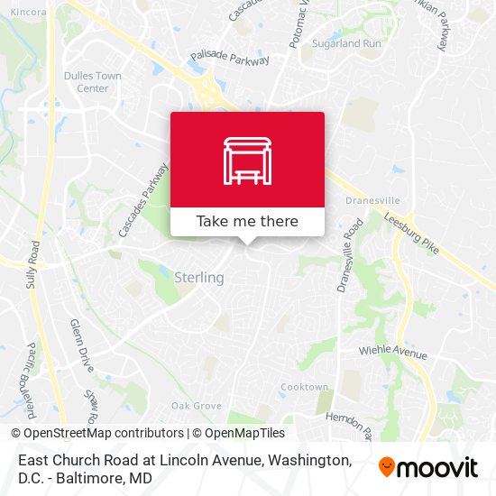 East Church Road at Lincoln Avenue map