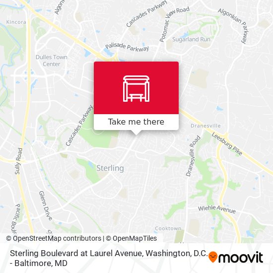Sterling Boulevard at Laurel Avenue map