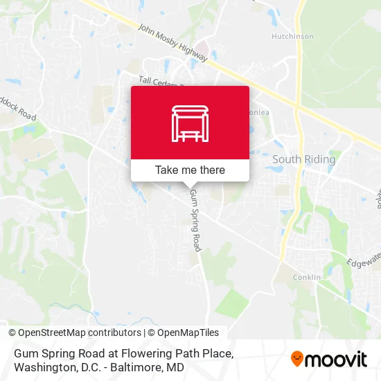 Gum Spring Road at Flowering Path Place map