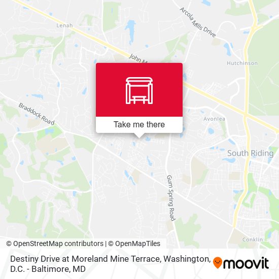 Mapa de Destiny Drive at Moreland Mine Terrace