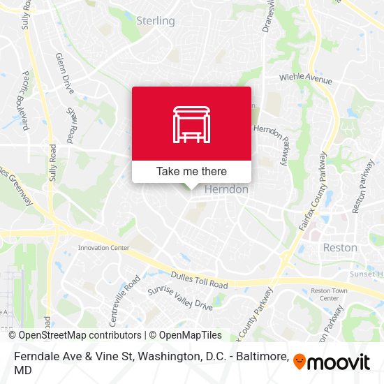 Ferndale Ave & Vine St map