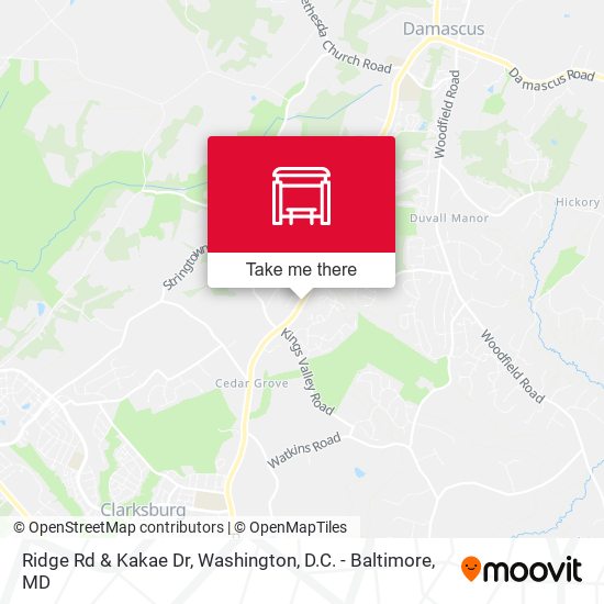 Ridge Rd & Kakae Dr map