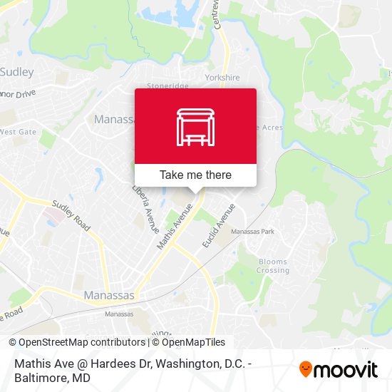 Mathis Ave @ Hardees Dr map