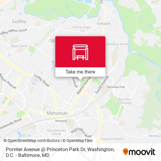 Pornter Avenue @ Princeton Park Dr map