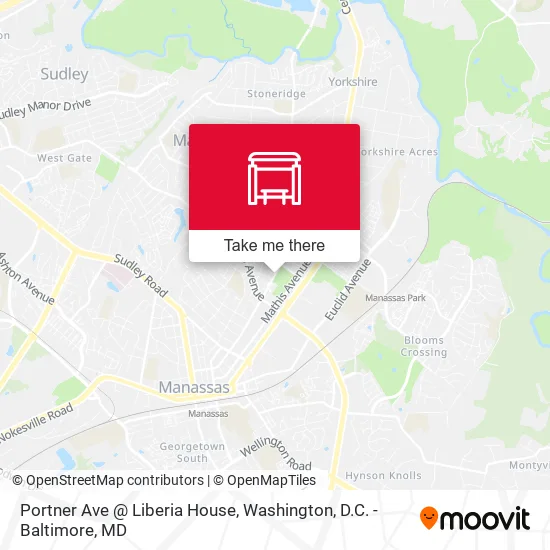 Portner Ave @ Liberia House map