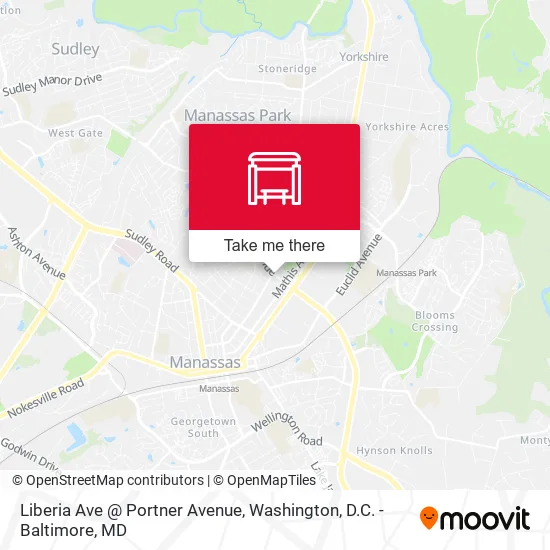 Liberia Ave @ Portner Avenue map