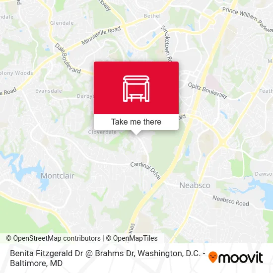 Benita Fitzgerald Dr @ Brahms Dr map