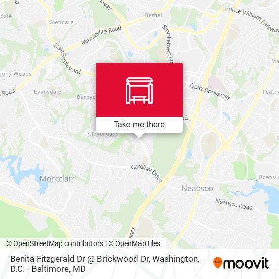 Benita Fitzgerald Dr @ Brickwood Dr map