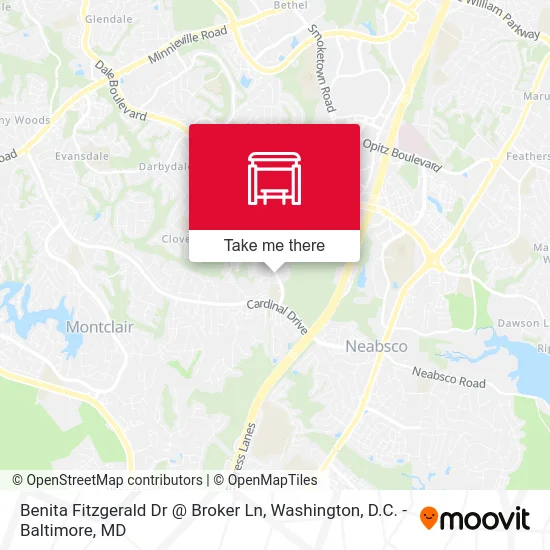 Benita Fitzgerald Dr @ Broker Ln map